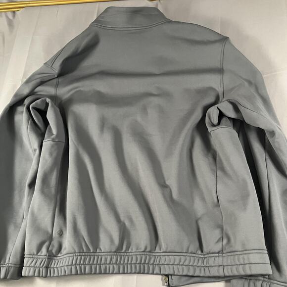 Lululemon Jacket Mens Extra Large Gray Full Zip Fleece Lined Pockets Athletic - Picture 11 of 11